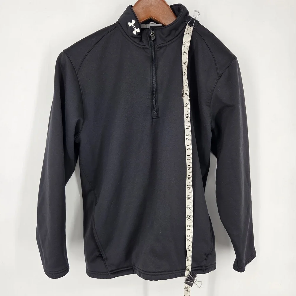 University of Colorado Buffaloes Under Armour 1/4 Zip Mens Medium Black Pullover